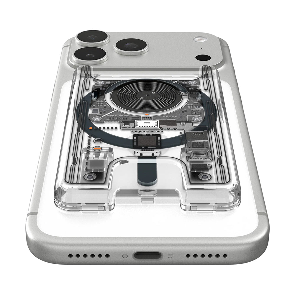 Portofel MagSafe, Spigen, Ultra Hybrid Zero One, Transparenta AFA11403