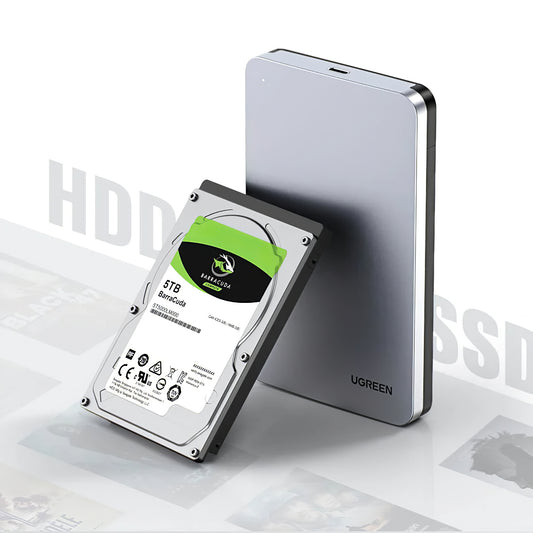 Rack UGREEN CM300 pentru HDD / SSD SATA 2.5inch, USB 3.1, Gri