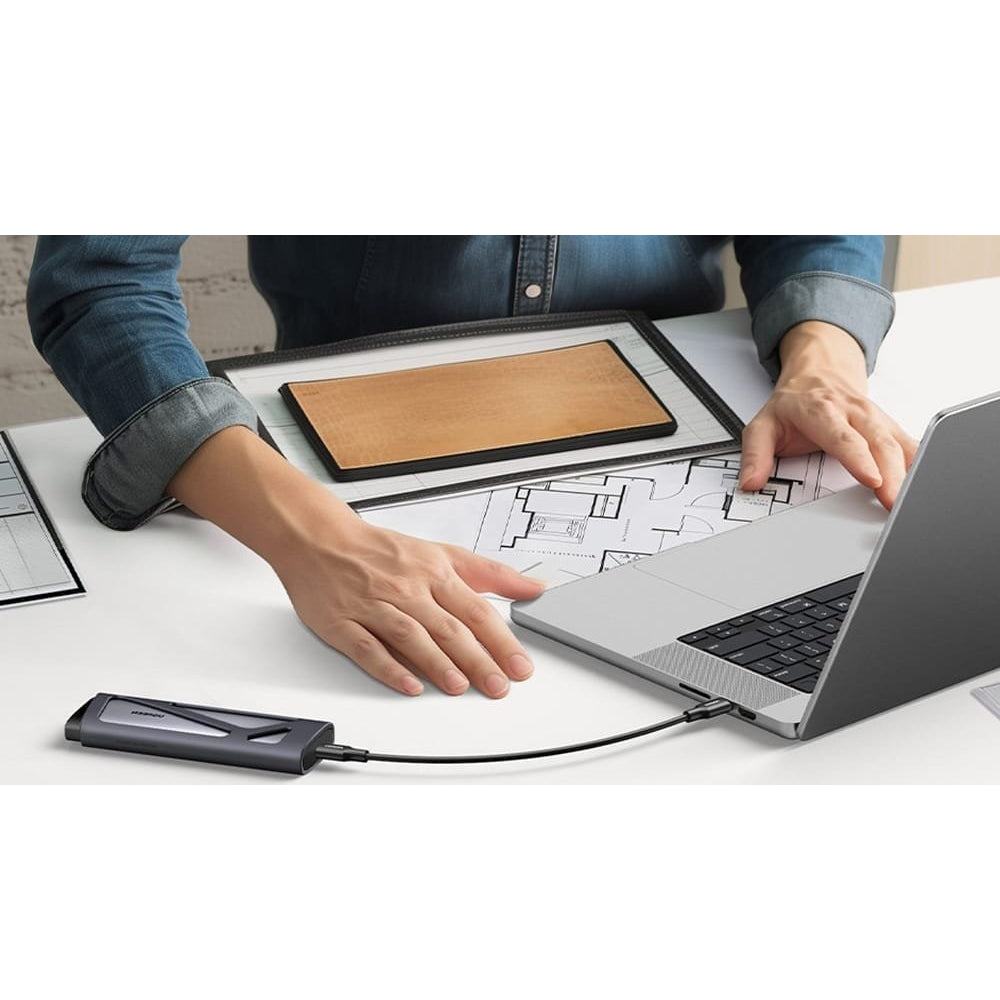 Rack UGREEN CM767 (15813) pentru SSD M.2 NVMe / NGFF, Gri