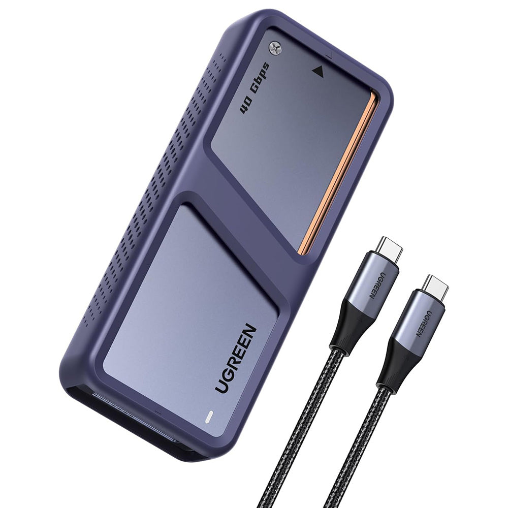 Rack UGREEN D703 (65727) pentru SSD M.2 NVMe, Negru