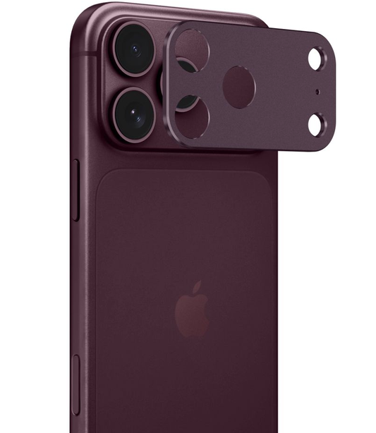 Rama protectie Camera Spate Tech-Protect Camalloy Fit+ pentru Apple iPhone 18 Pro, Aluminiu, Visinie