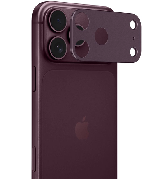 Rama protectie Camera Spate Tech-Protect Camalloy Fit+ pentru Apple iPhone 18 Pro Max, Aluminiu, Visinie