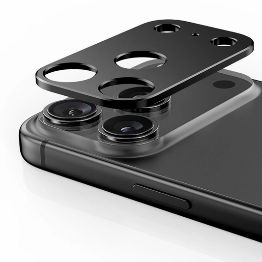 Rama protectie Camera Spate Tech-Protect Camalloy Fit+ pentru Apple iPhone 17 Pro Max, Aluminiu, Argintie