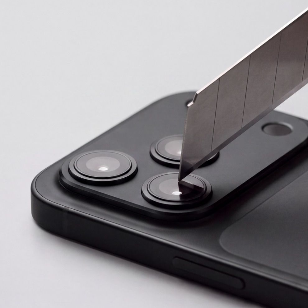 Rama protectie Camera Spate Tech-Protect Camalloy Fit+ pentru Apple iPhone 18 Pro, Aluminiu, Neagra