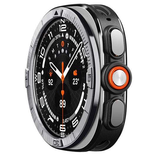 Rama Protectie Spigen Tune Pilot pentru Samsung Galaxy Watch Ultra2, Argintie ACS11616