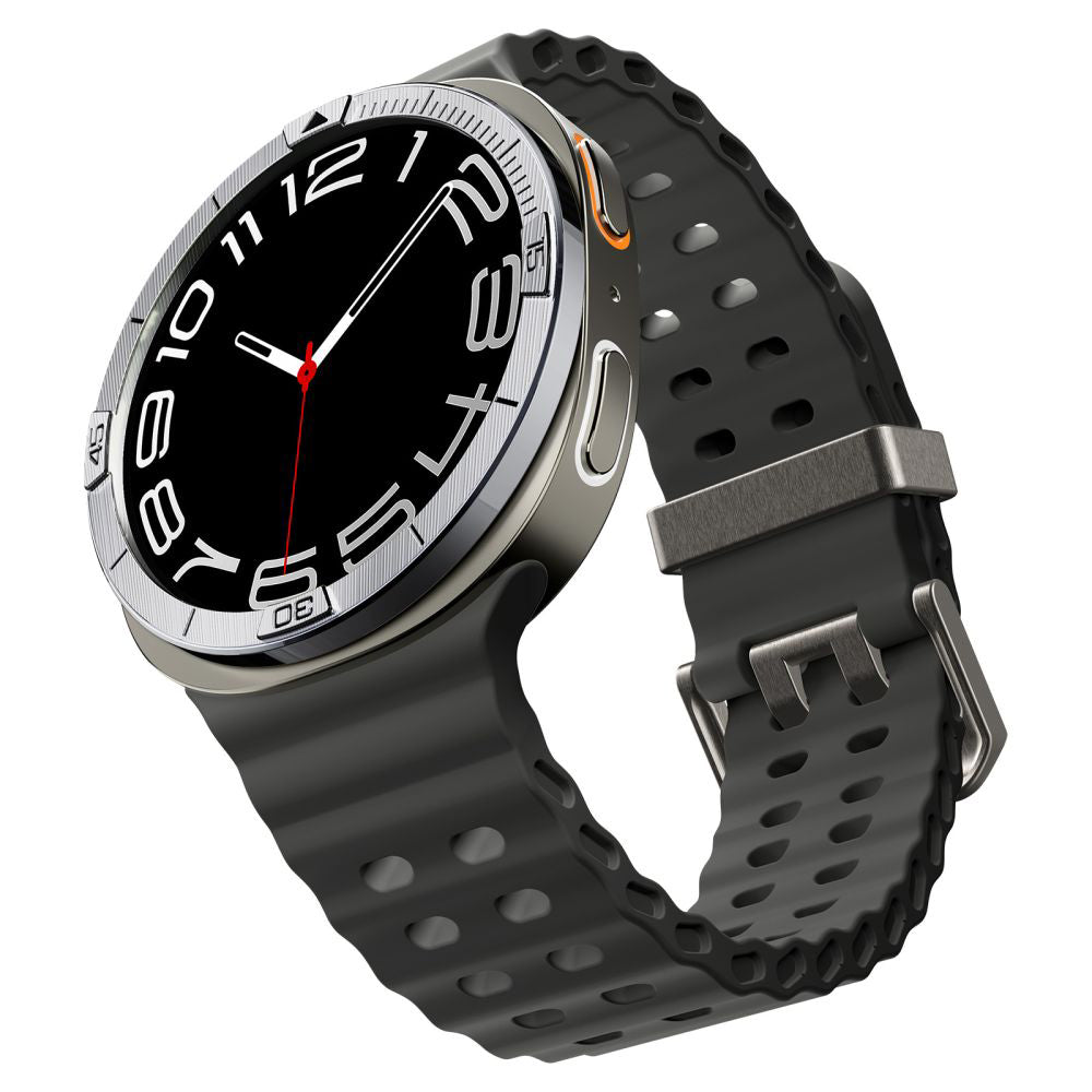 Rama Protectie Spigen Tune Pilot pentru Samsung Galaxy Watch8 44mm, Argintie ACS10009