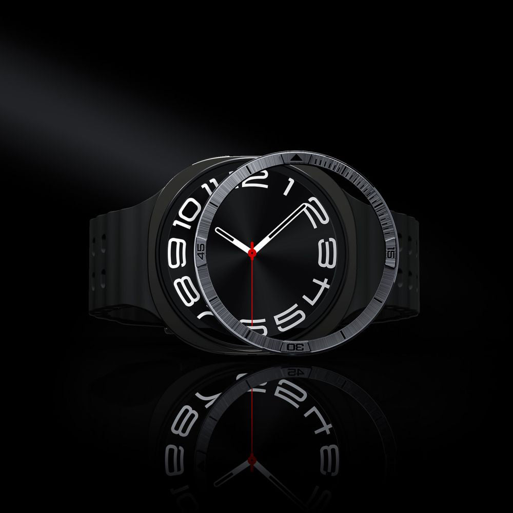 Rama Protectie Spigen Tune Pilot pentru Samsung Galaxy Watch8 44mm, Argintie ACS10009
