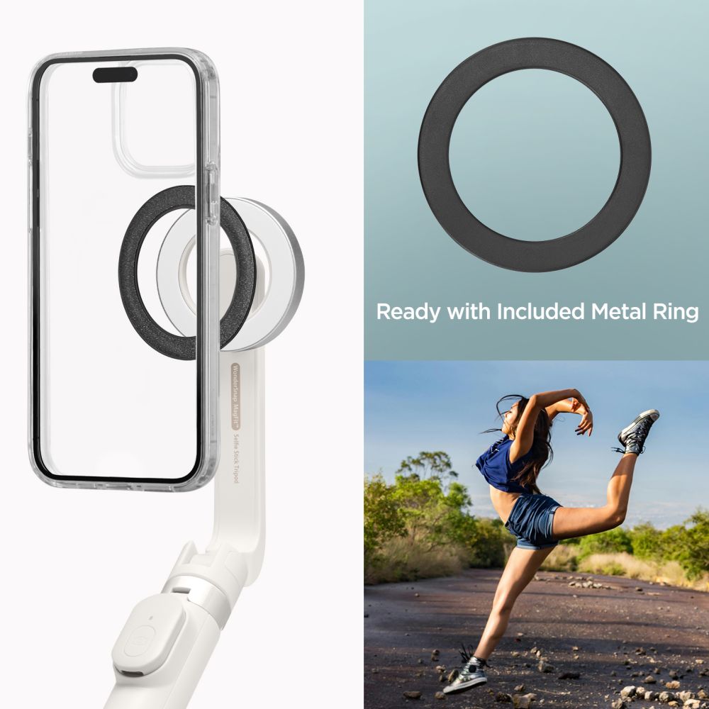 Selfie Stick Bluetooth Spigen S571W, Universal, Bej