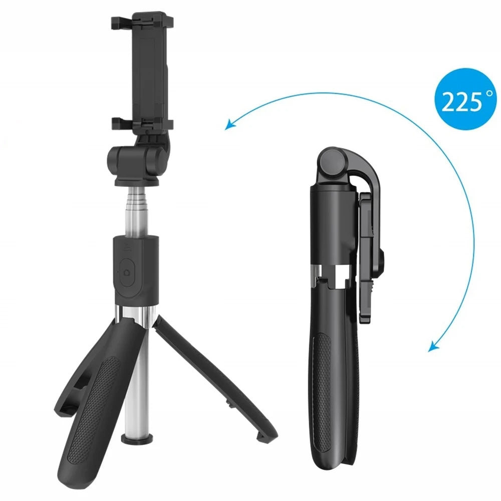 Selfie Stick Bluetooth Techsuit L01, Universal, Negru