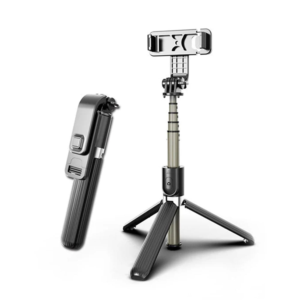 Selfie Stick Bluetooth Techsuit L03, Universal, Negru