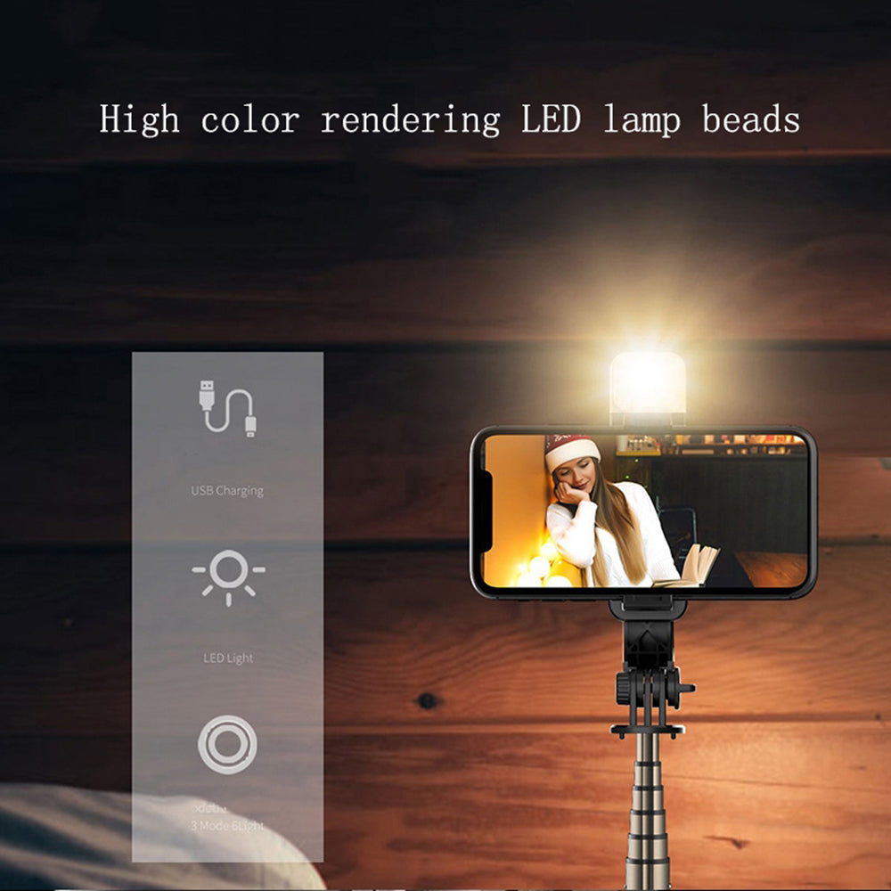 Selfie Stick Bluetooth Techsuit L11s, Universal, Negru