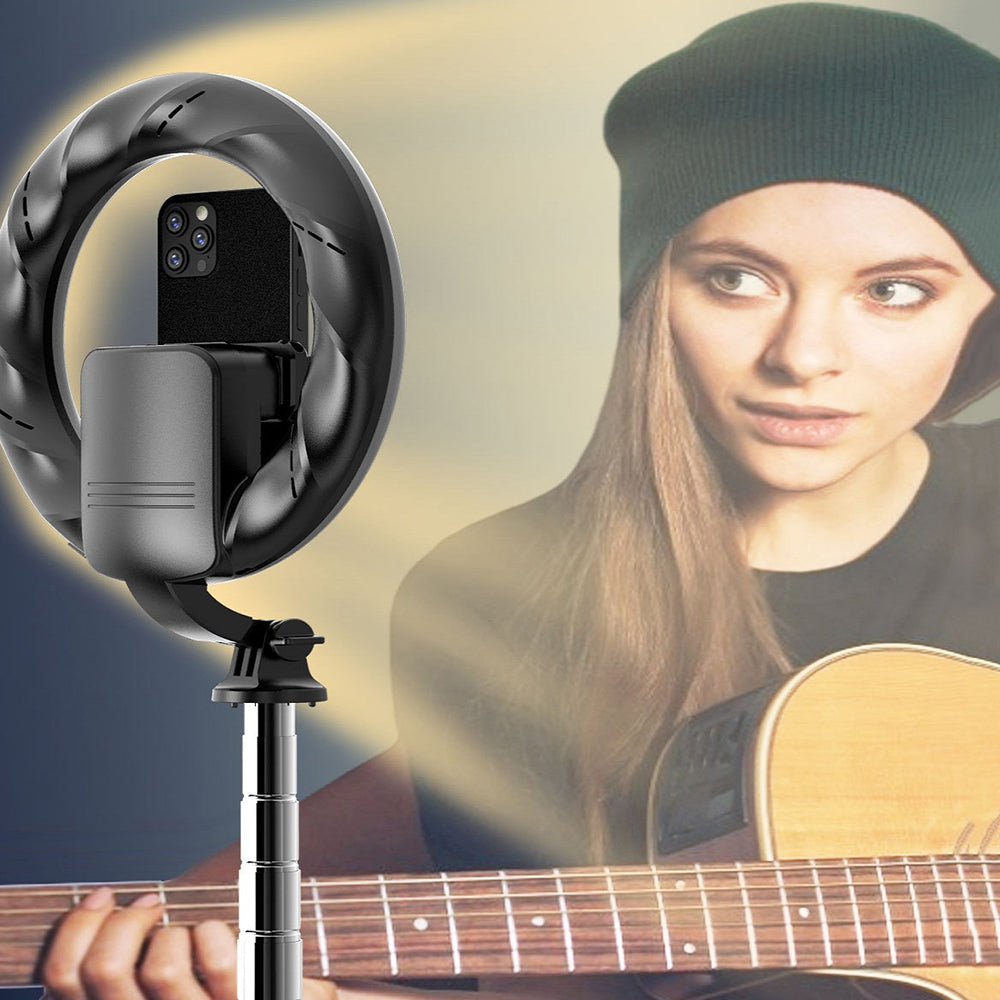 Selfie Stick Bluetooth Techsuit Q05s, Universal, Negru