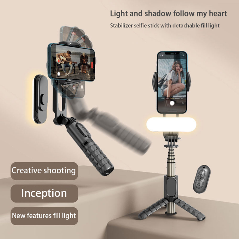 Selfie Stick Bluetooth Techsuit Q09, Universal, Negru
