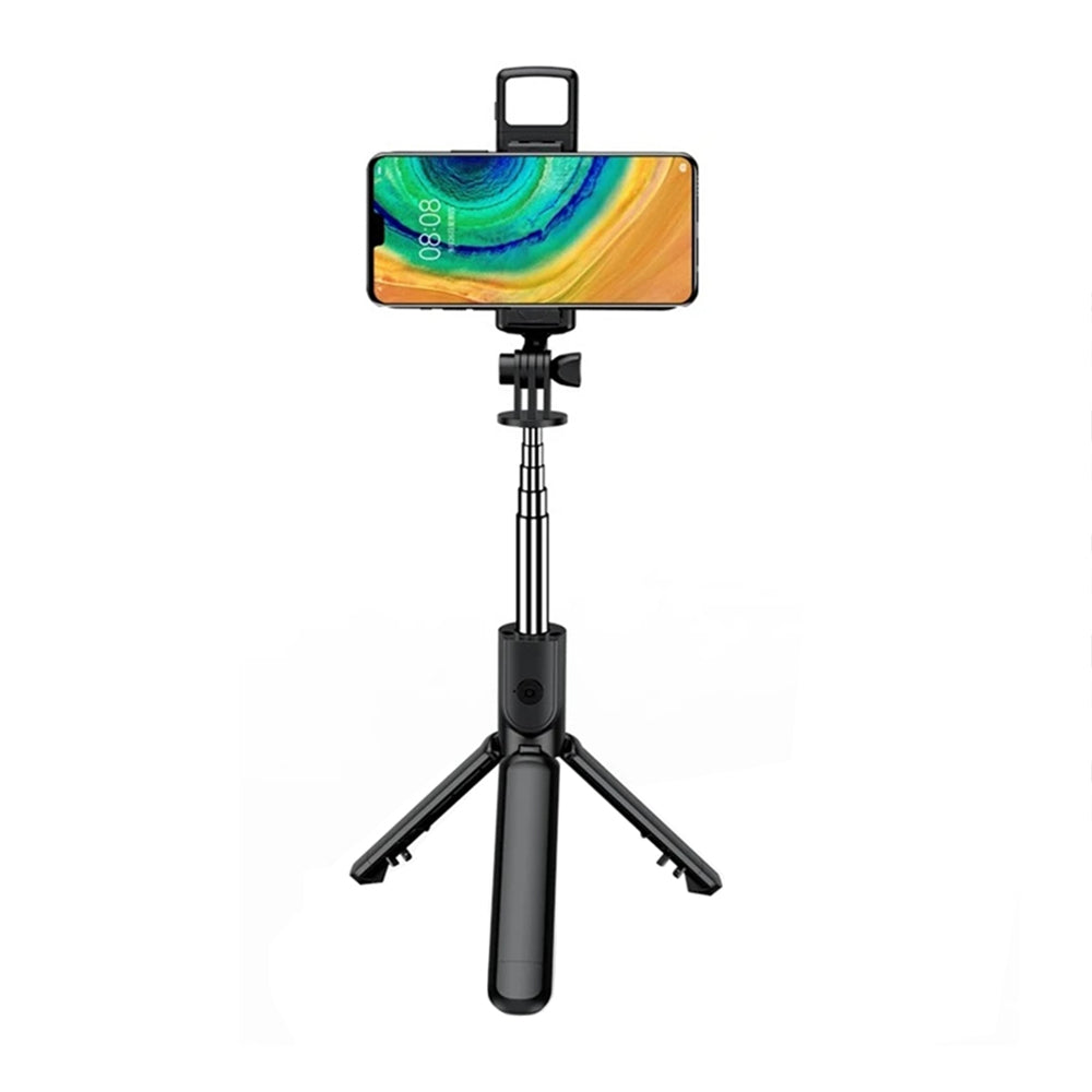 Selfie Stick Bluetooth Techsuit S03-S, Universal, Negru