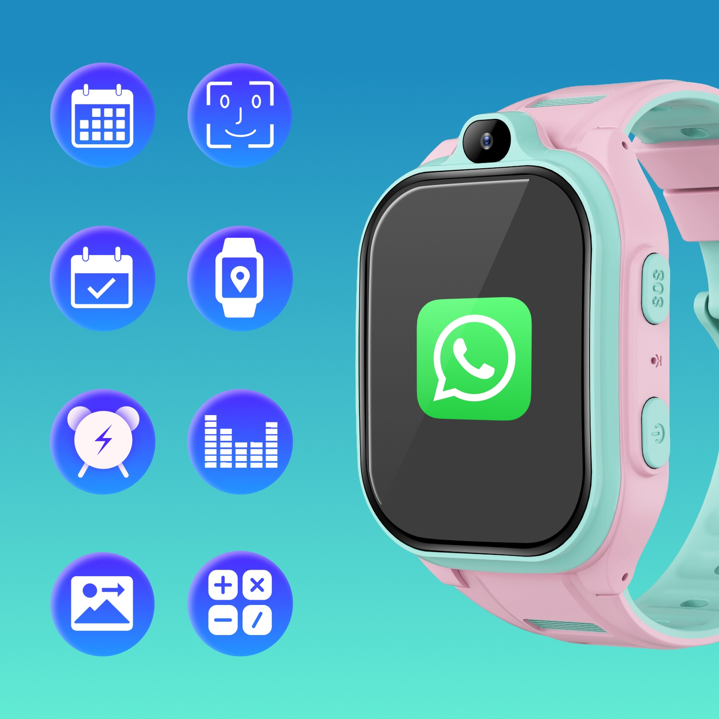 Smartwatch Forever Kids Boost KW-530 Call, Roz