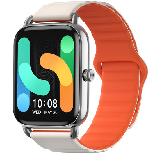 Smartwatch Haylou RS4 Plus LS11, Curea Magnetica, Argintiu