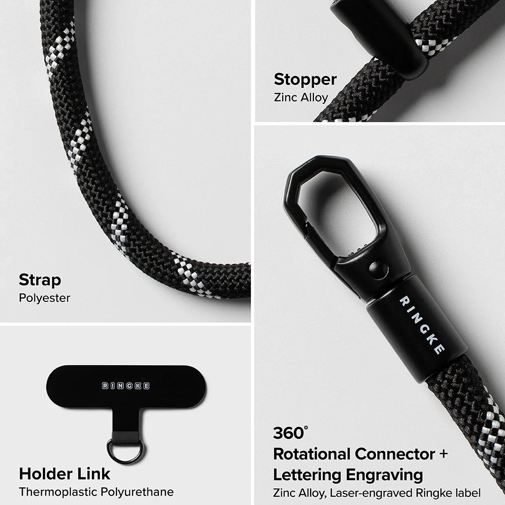 Snur Telefon Ringke Link Flow P-Type, Argintiu