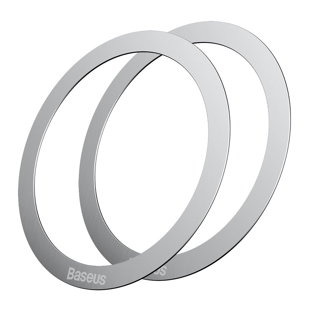 Sticker Metalic Baseus Halo, Set 2 bucati, Argintiu PCCH000012
