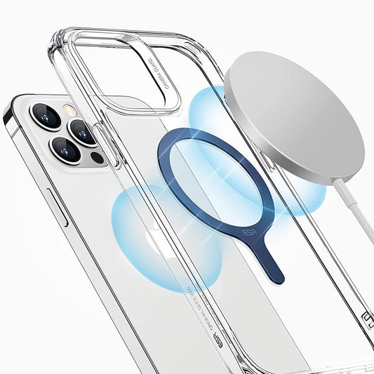 Sticker Metalic ESR HaloLock, Set 2 bucati, Albastru