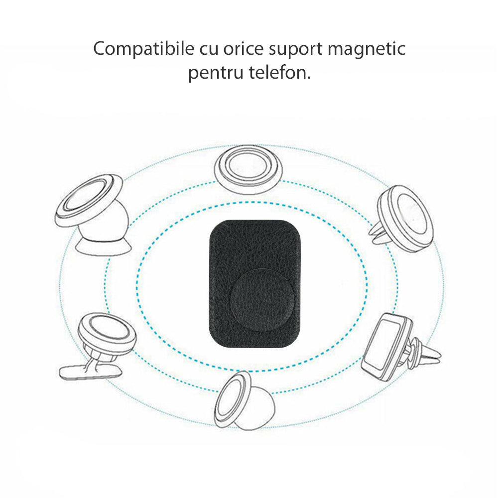 Sticker Metalic Techsuit MP02 2in1, Negru