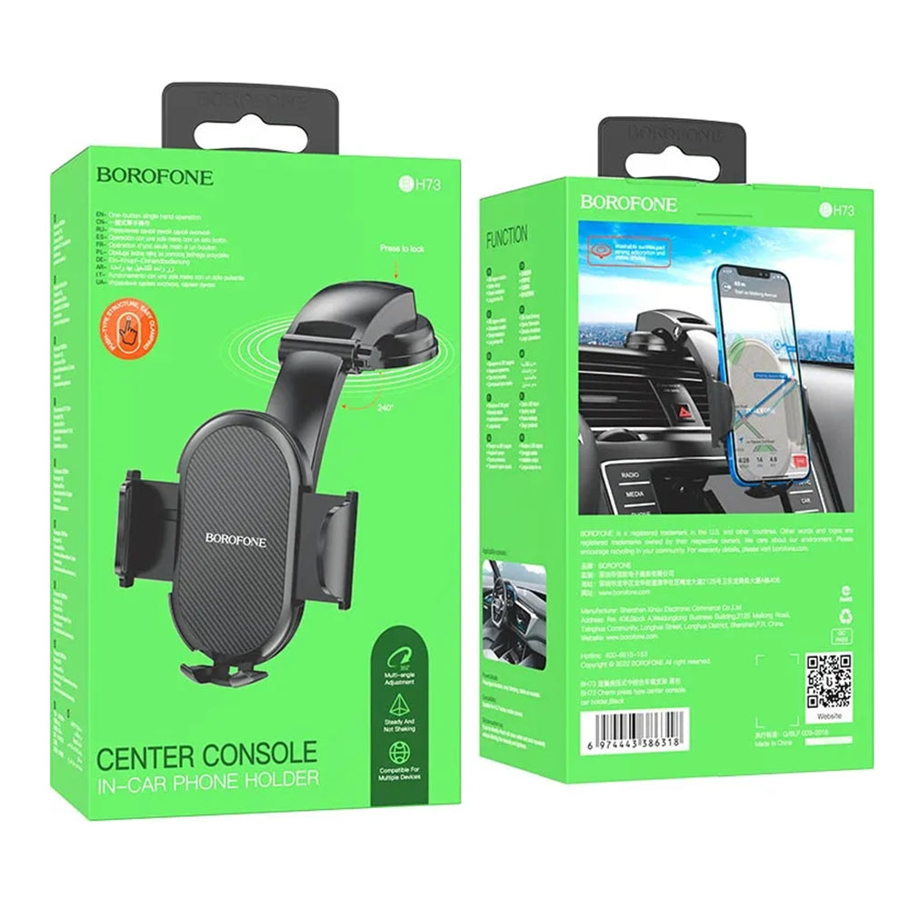 Suport Auto Borofone BH73 Charm, Universal, Negru