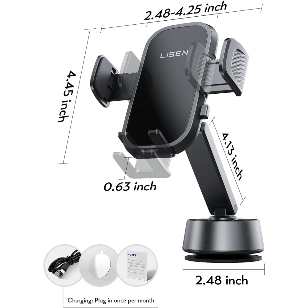 Suport Auto Lisen A680, Universal, Negru YL0225010007