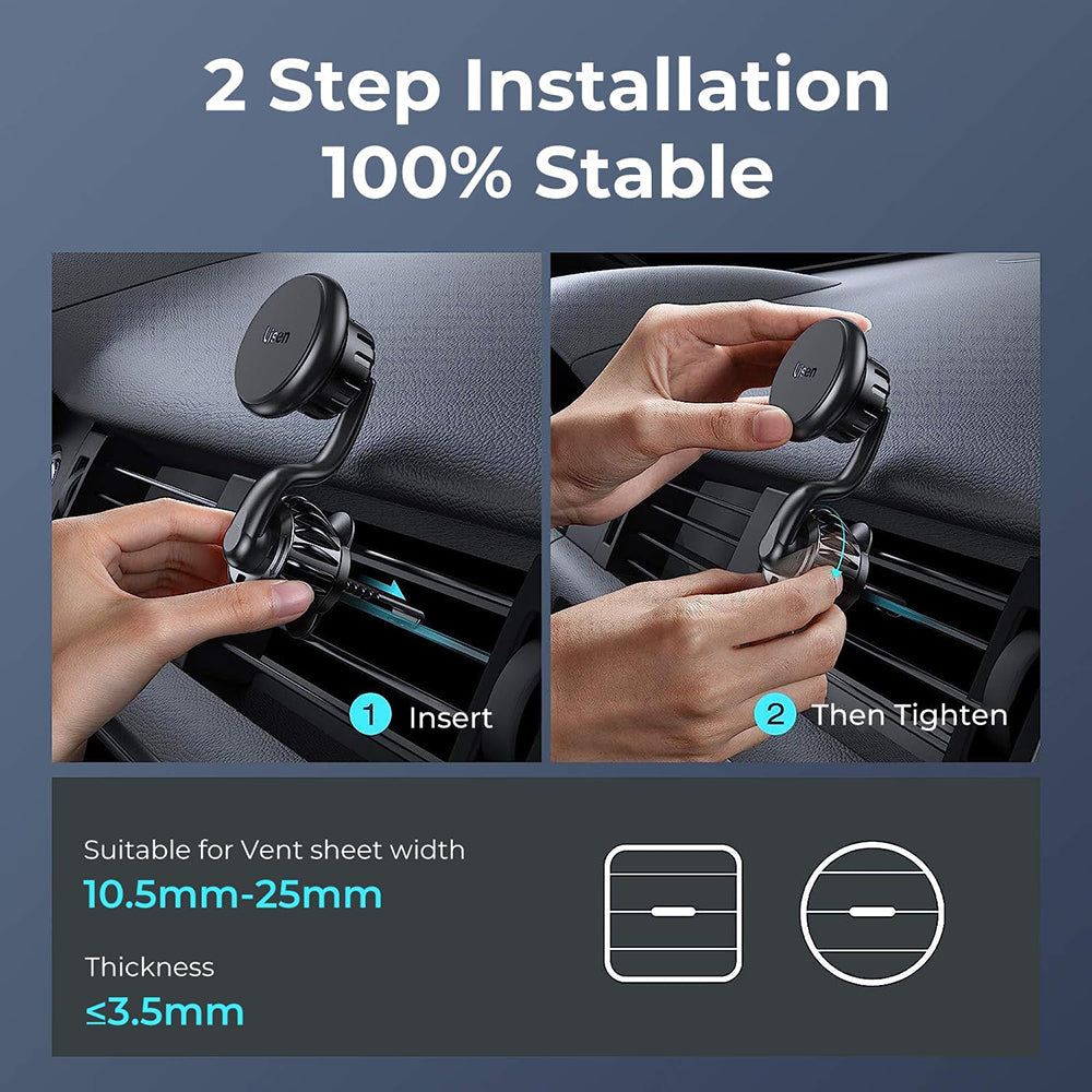 Suport Auto Magnetic Lisen, Universal, Negru YL0222060002