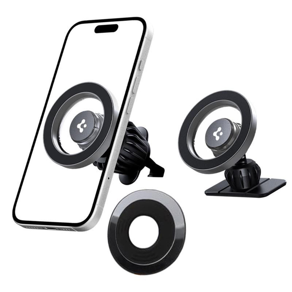 Suport Auto Magnetic Spigen MFT13, Universal, Argintiu ACP08314