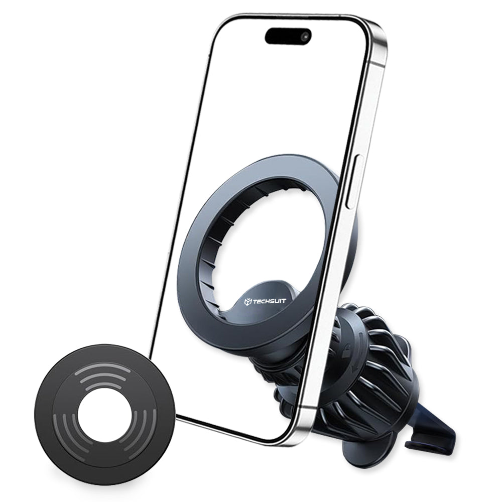 Suport Auto Magnetic Techsuit S1, Universal, Negru