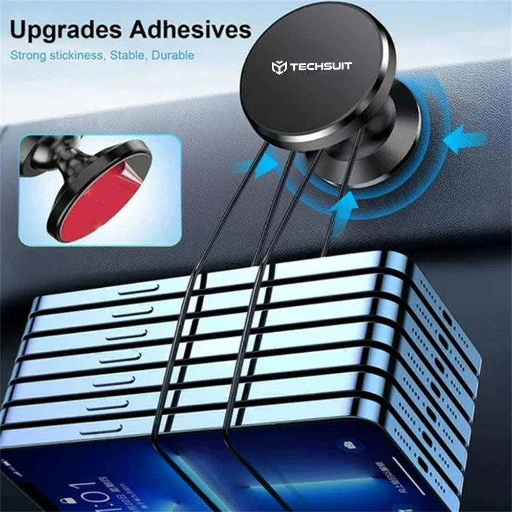 Suport Auto Magnetic Techsuit S10, Universal, Negru