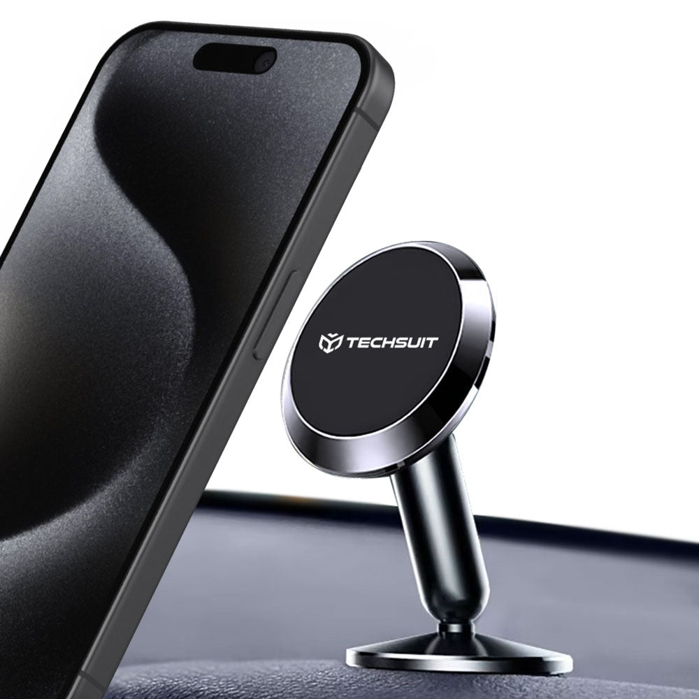 Suport Auto Magnetic Techsuit S11, Universal, Negru
