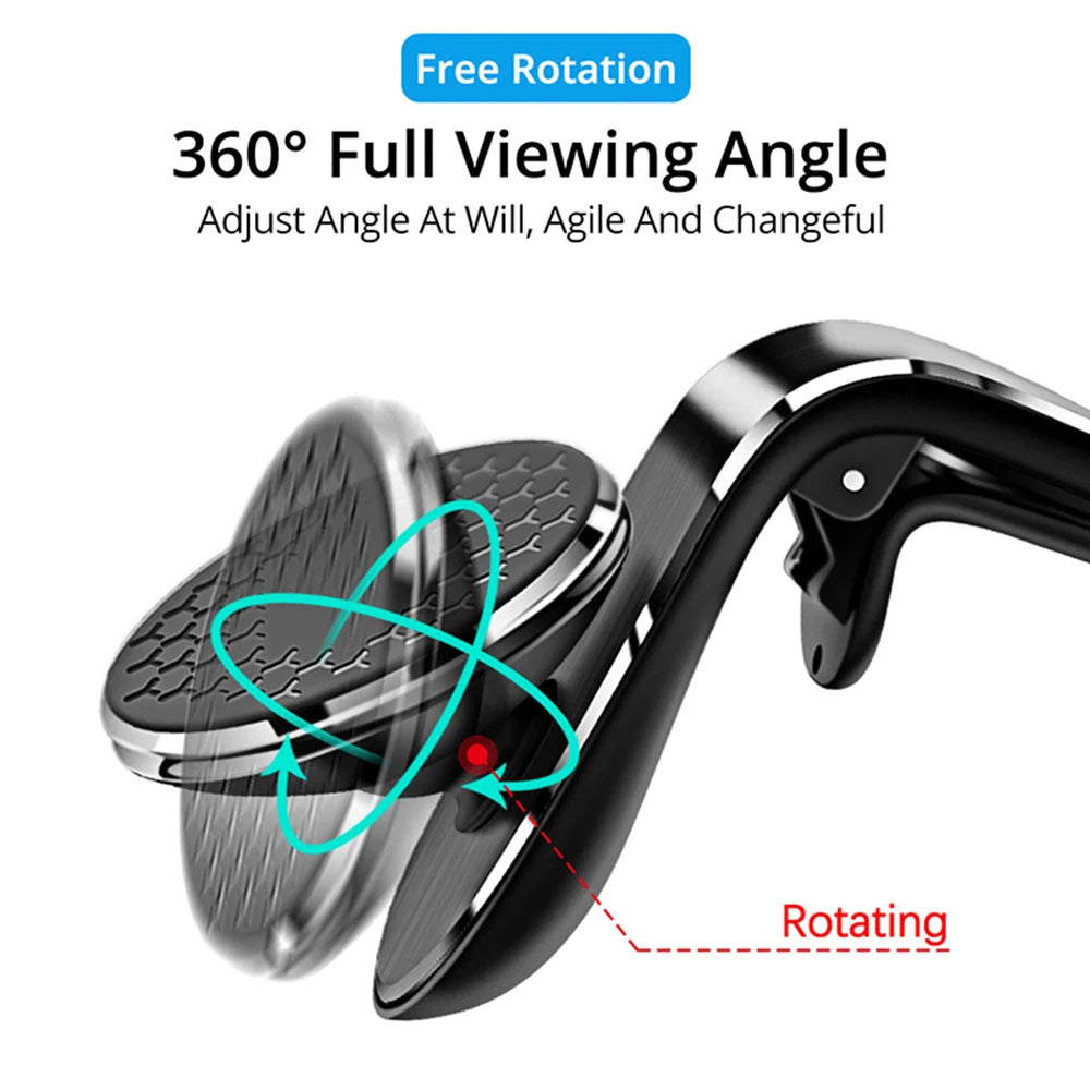 Suport Auto Magnetic Techsuit S8, Universal, Argintiu