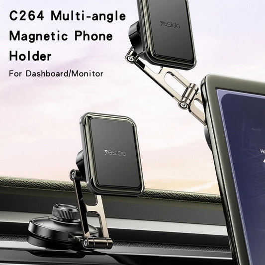 Suport Auto Magnetic Yesido C264, Universal, Negru