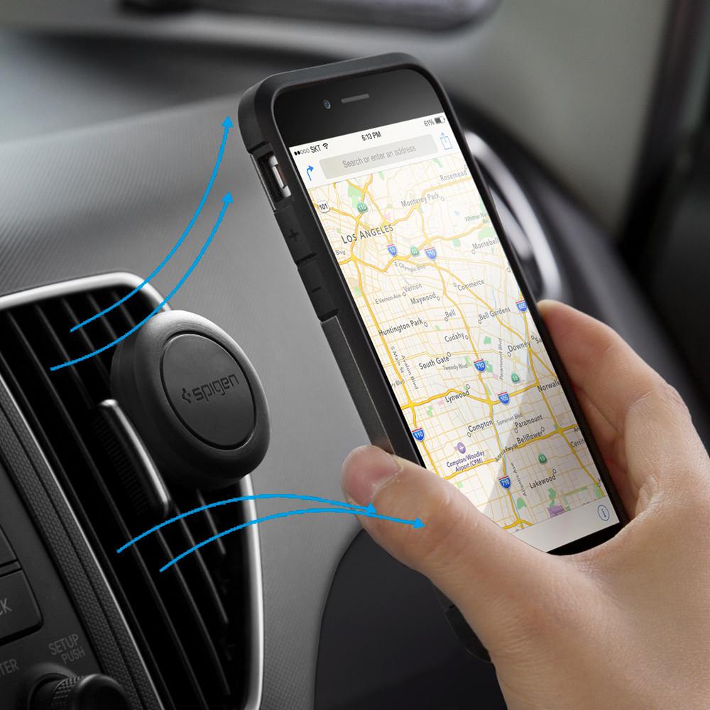 Suport Auto Magnetic Spigen Q11, Universal, Negru SGP11583