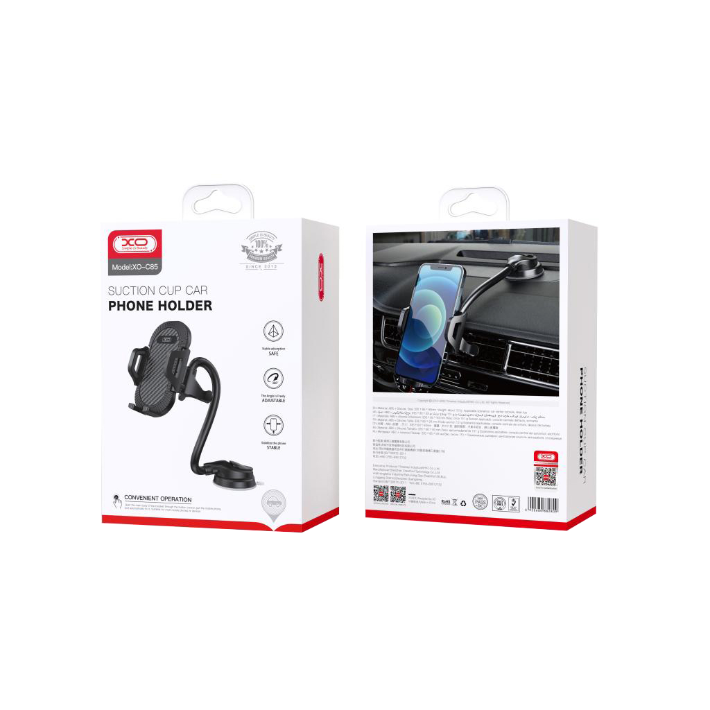 Suport Auto XO Design C85, 4.7inch - 7.2inch, Negru