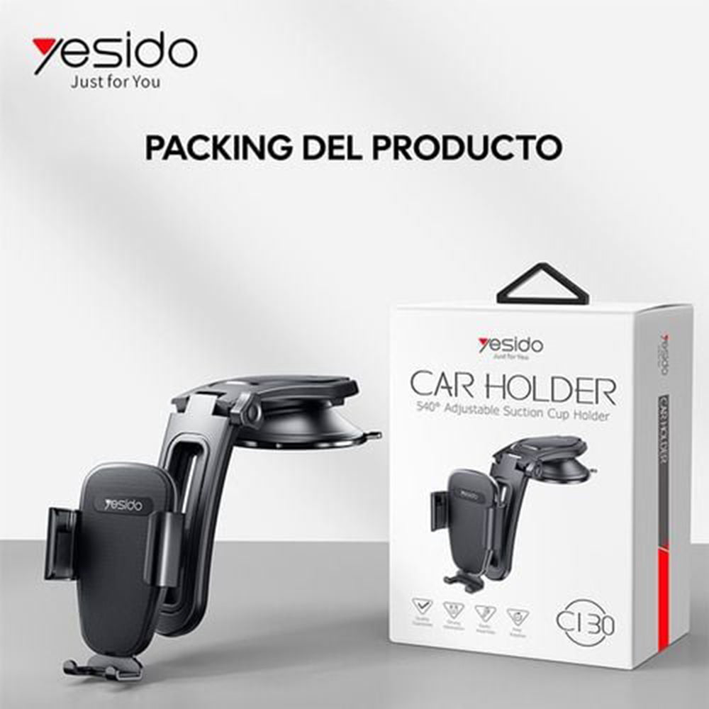 Suport Auto Yesido C130, Universal, Negru