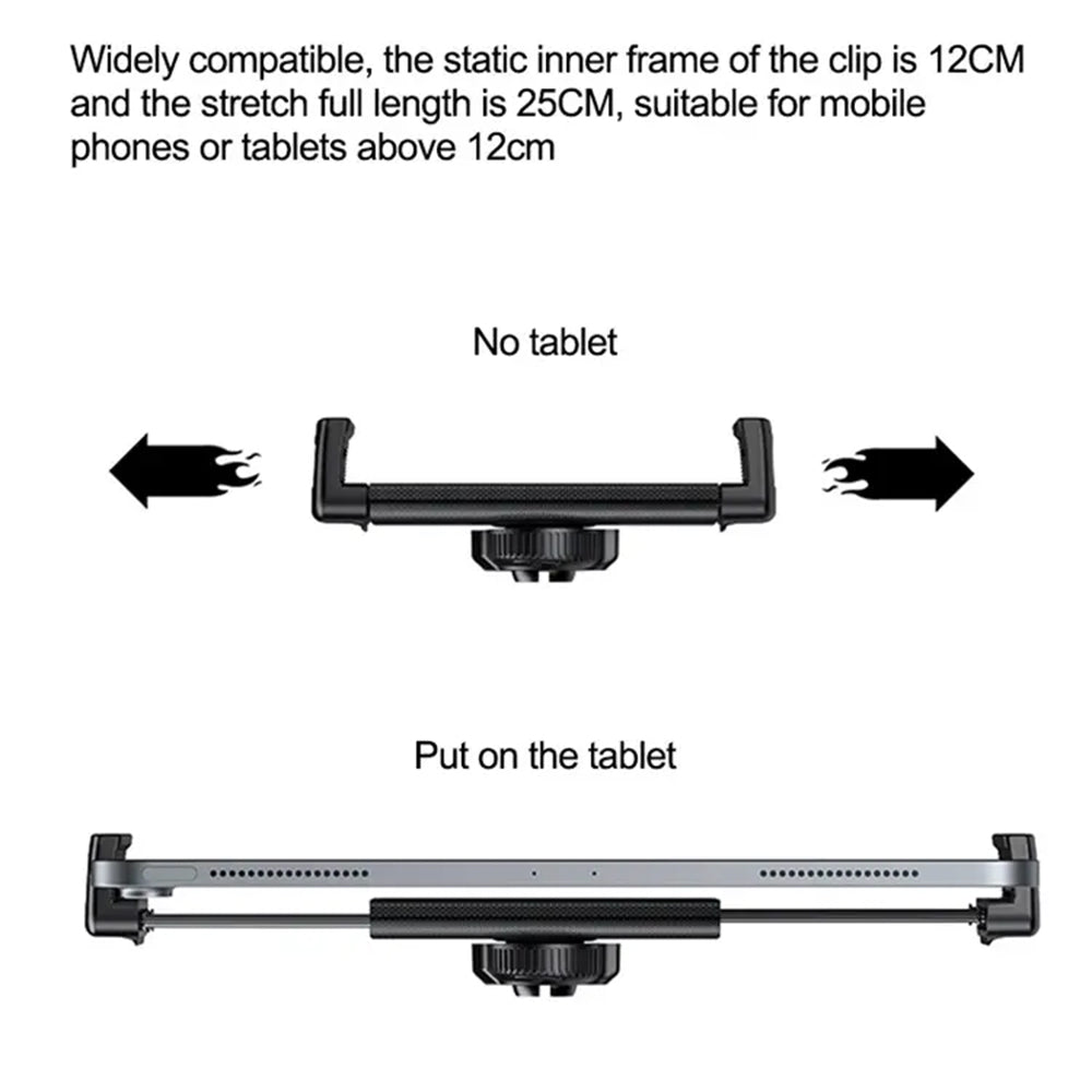 Suport Auto Yesido C171, 4.7inch - 12inch, Negru