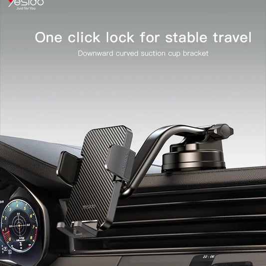 Suport Auto Yesido C172, 4inch - 7inch, Negru