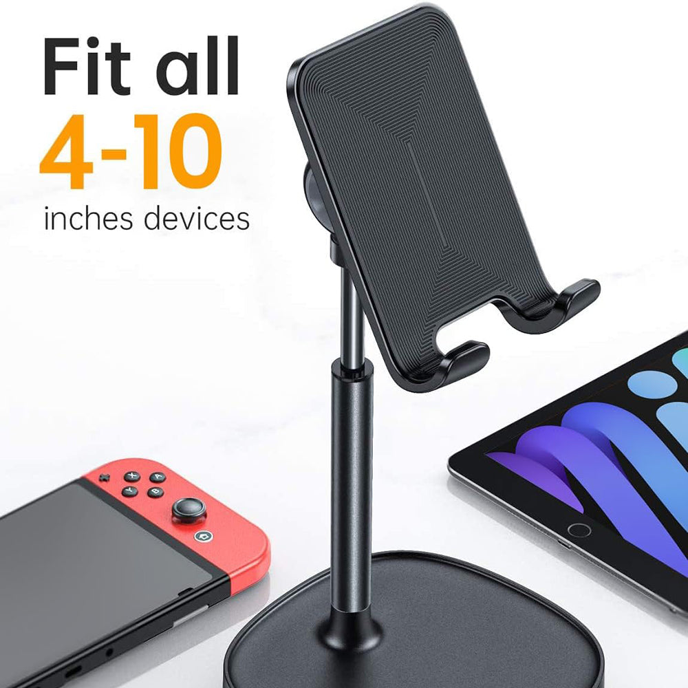 Suport Birou Lisen Mechanical pentru Telefon / Tableta, 4inch - 10inch, Negru YL0421030004