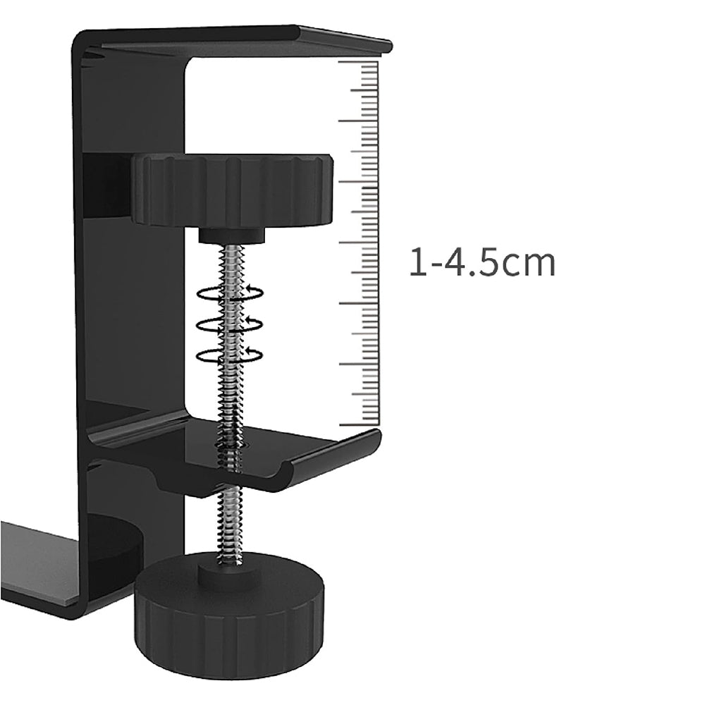 Suport Birou Techsuit DH2 pentru Casti / Geanta, Negru