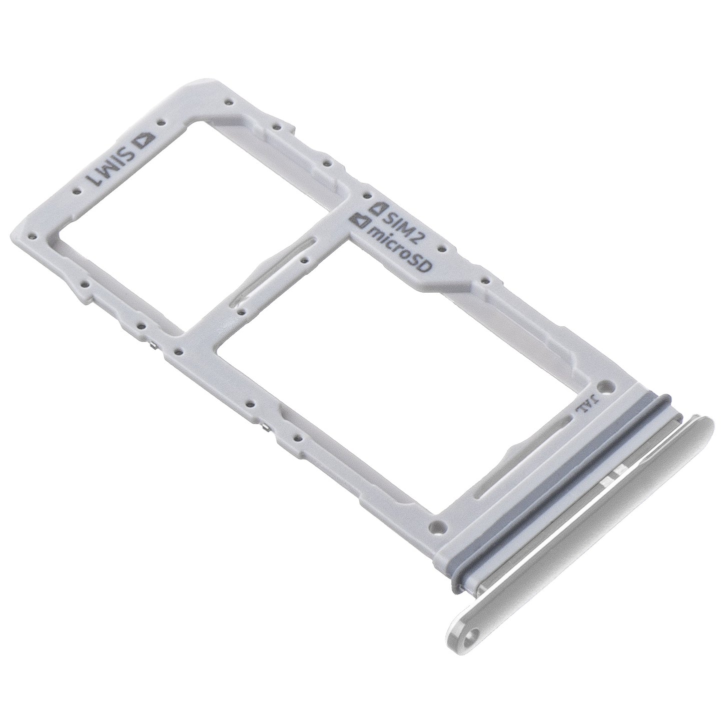SIM-Kartenhalter für Samsung Galaxy S20+ G985 | Dual SIM | Silber