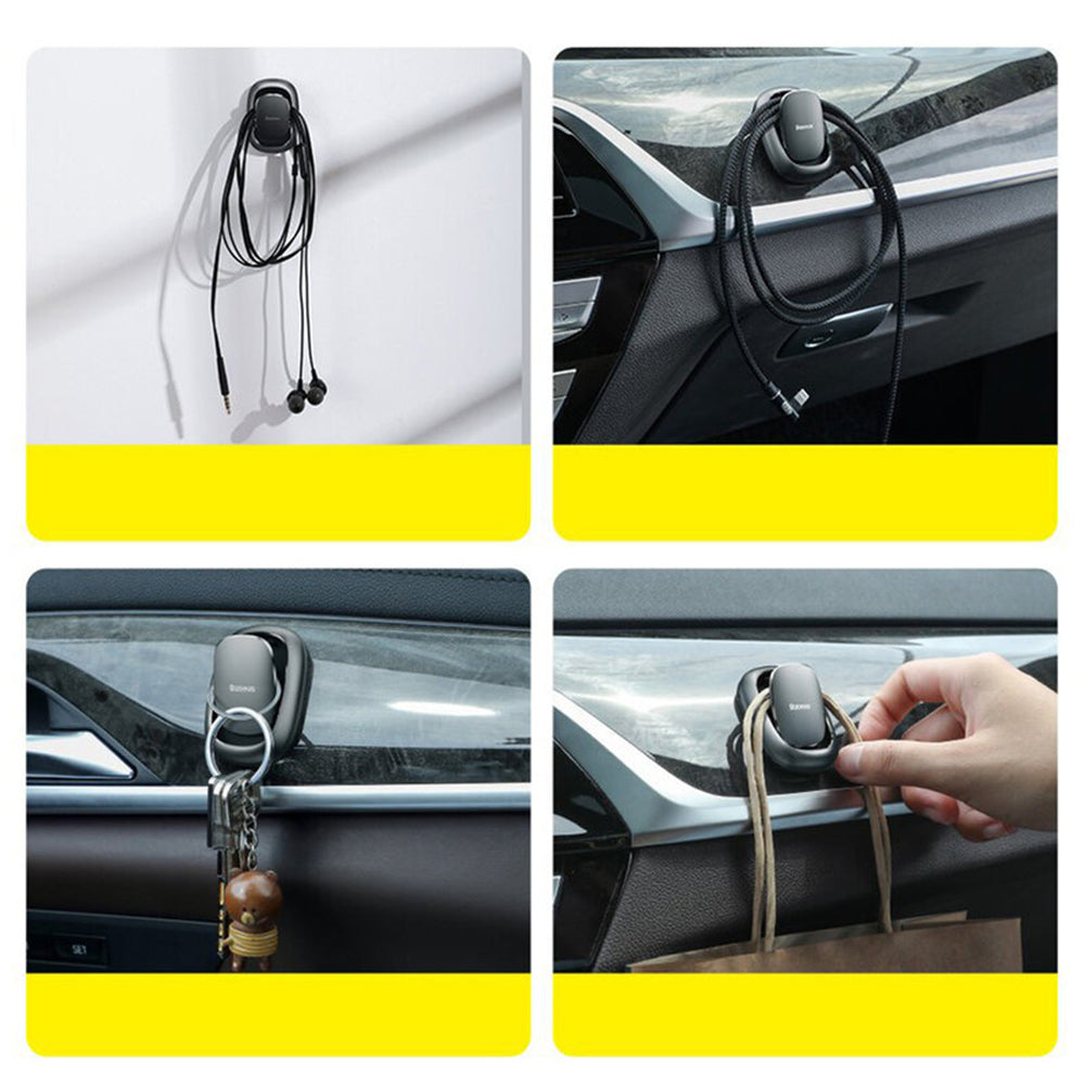 Suport Carlig Auto Baseus Beetle, Set 2 Bucati ACGGJK-0G