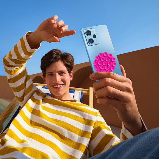 Suport cu Ventuze Techsuit SR-CUP, Rosu