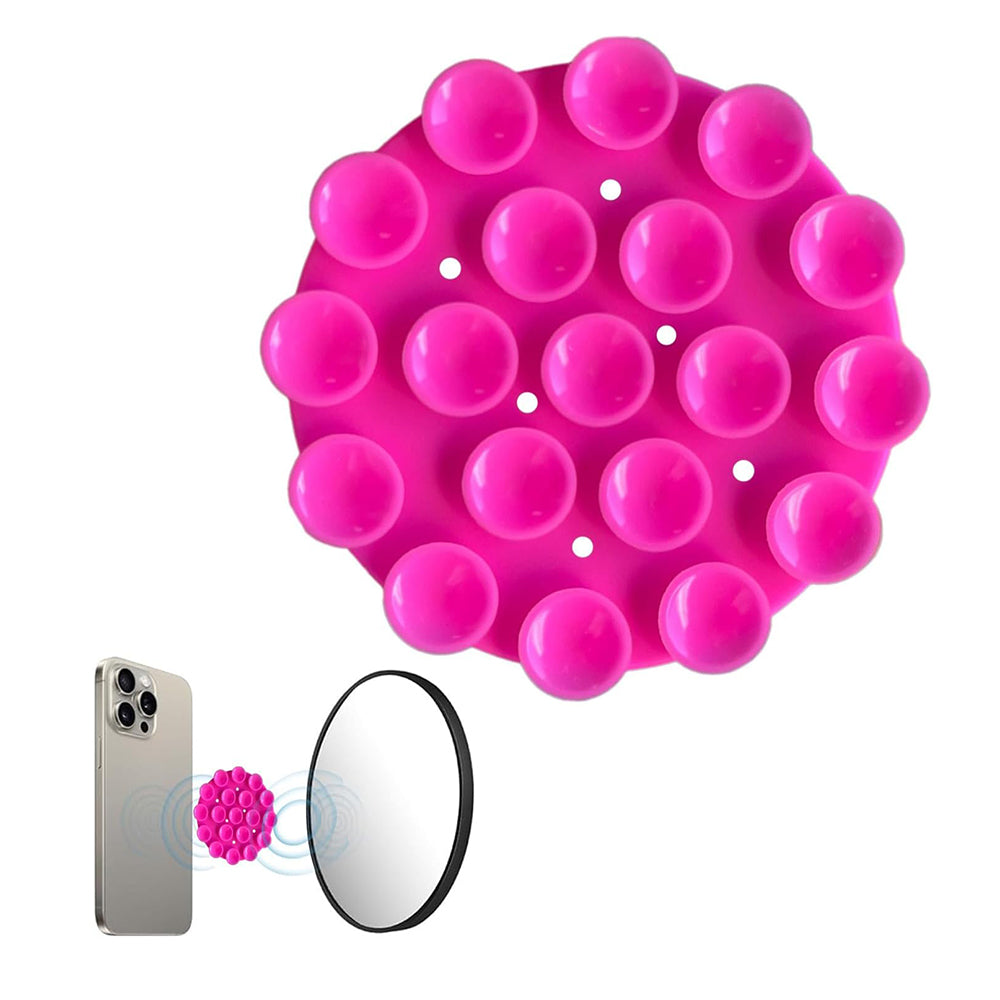 Suport cu Ventuze Techsuit SY-CUP, Galben