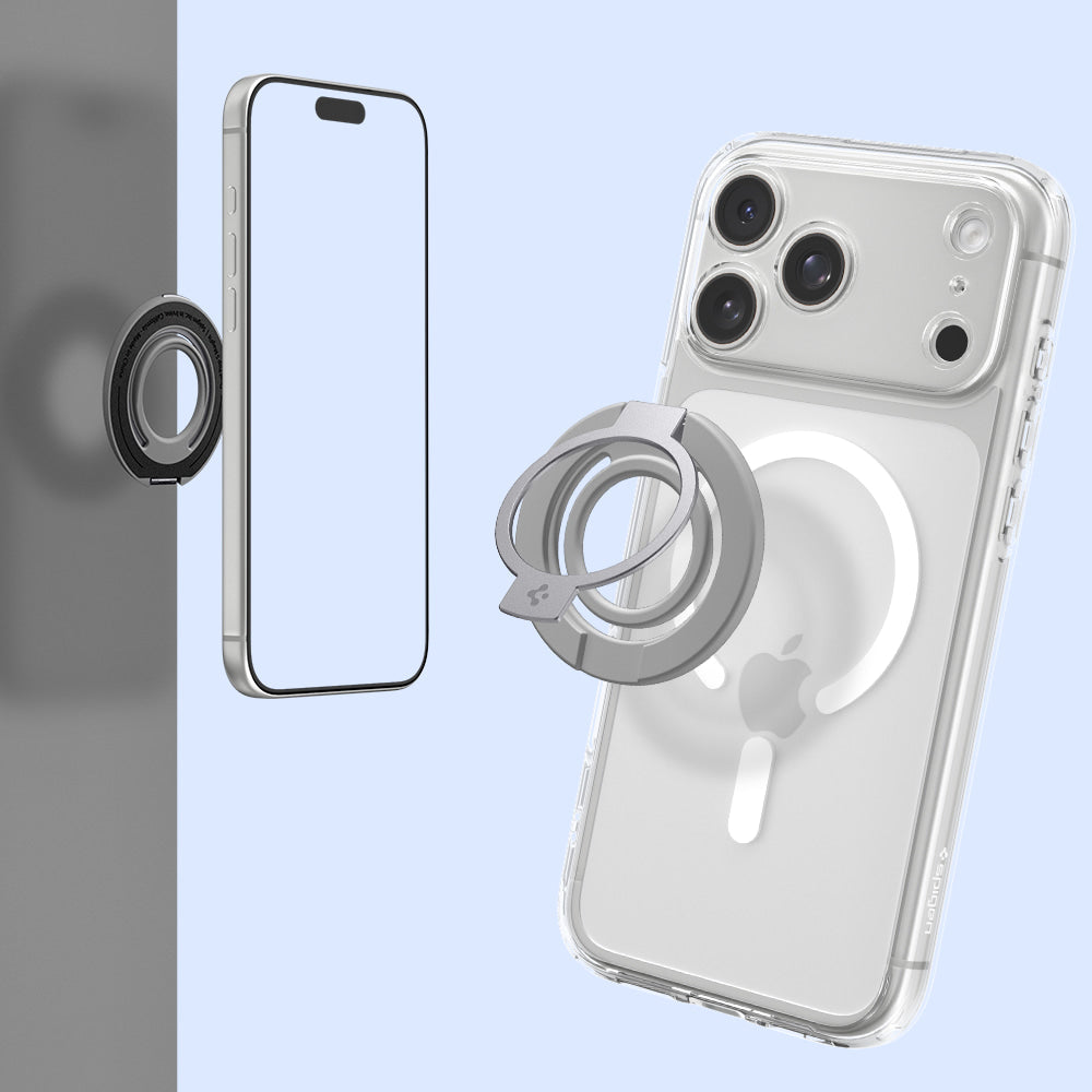 Suport Inel Spigen Dual Pop Mag S, Universal, Gri AMP11736