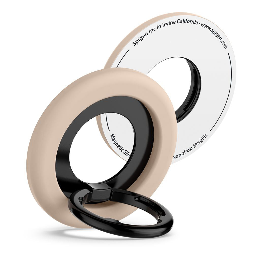 Suport Inel Spigen Nano Pop, Universal, Bej AMP09031