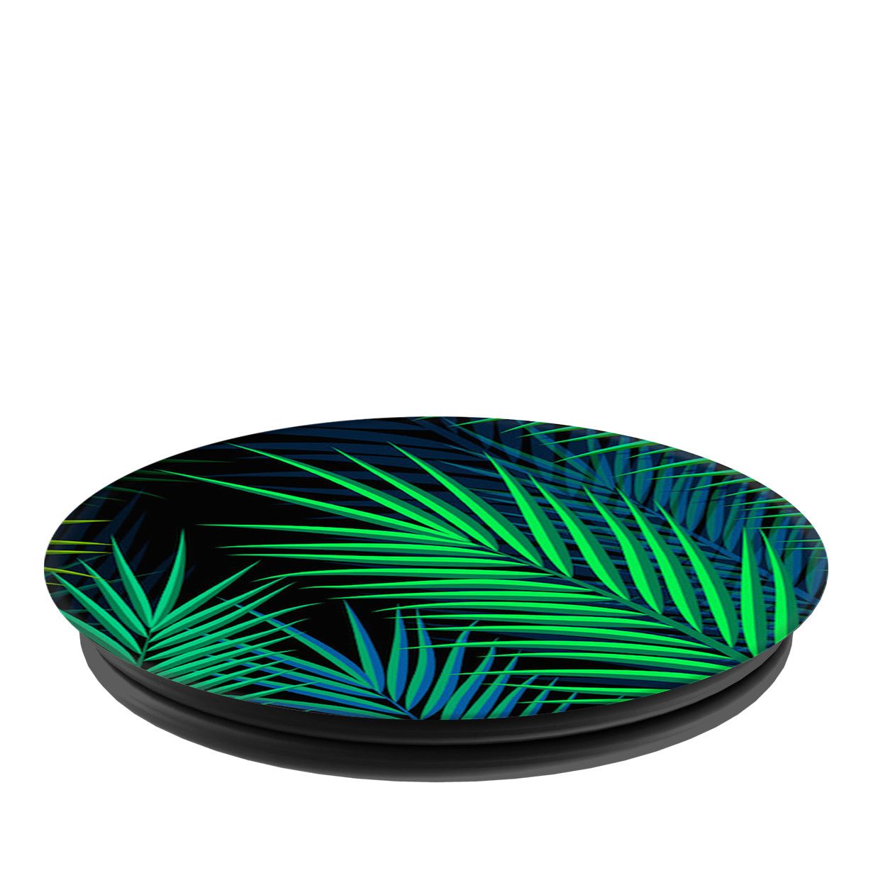 Suport PopGrip Popsockets Midnight Palms, Multicolor