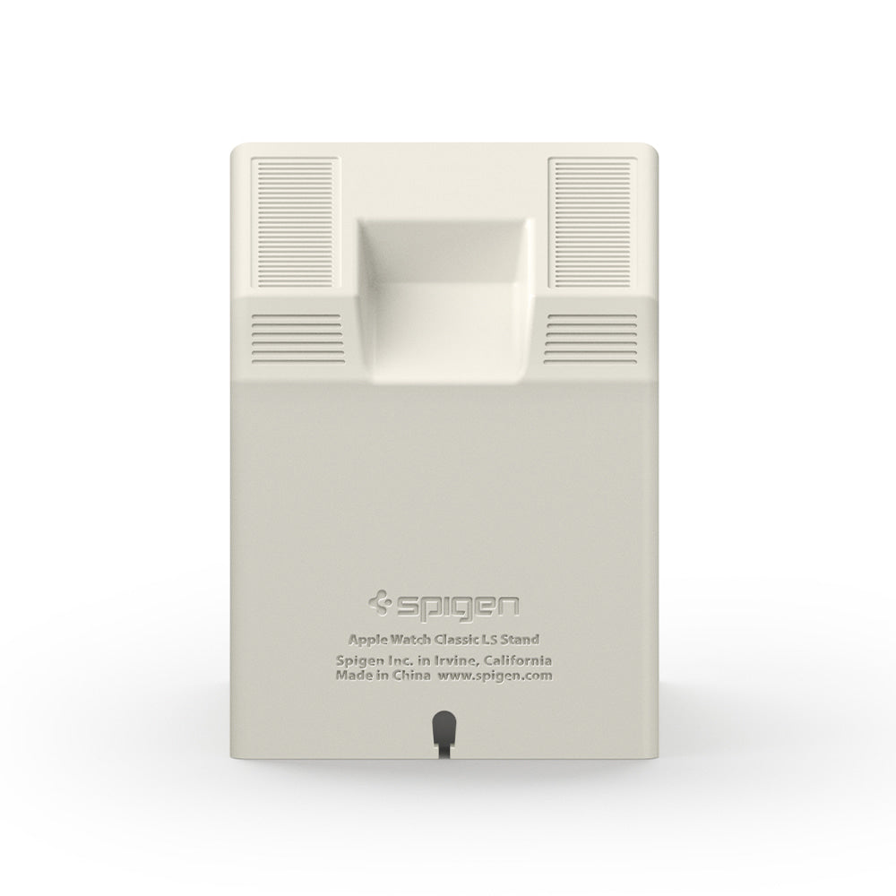 Suport Spigen Classic LS pentru Incarcator Wireless Apple Watch Series, Crem AMP11668