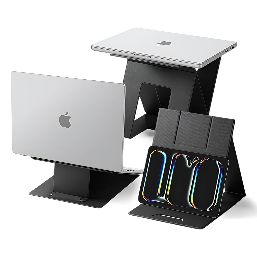 Suport Spigen Slim Fold LD201-S10 pentru Laptop / Tableta, Negru AMP11119
