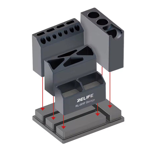 Suport Surubelnite Relife RL-001F, Gri